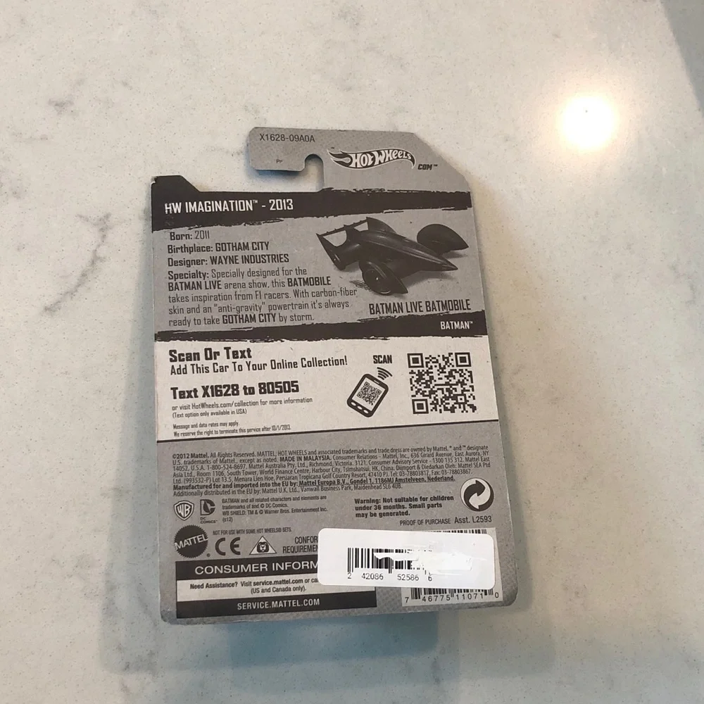 Mattel sleek batmobile